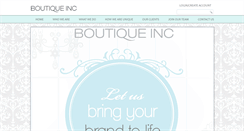 Desktop Screenshot of boutiqueinc.ca